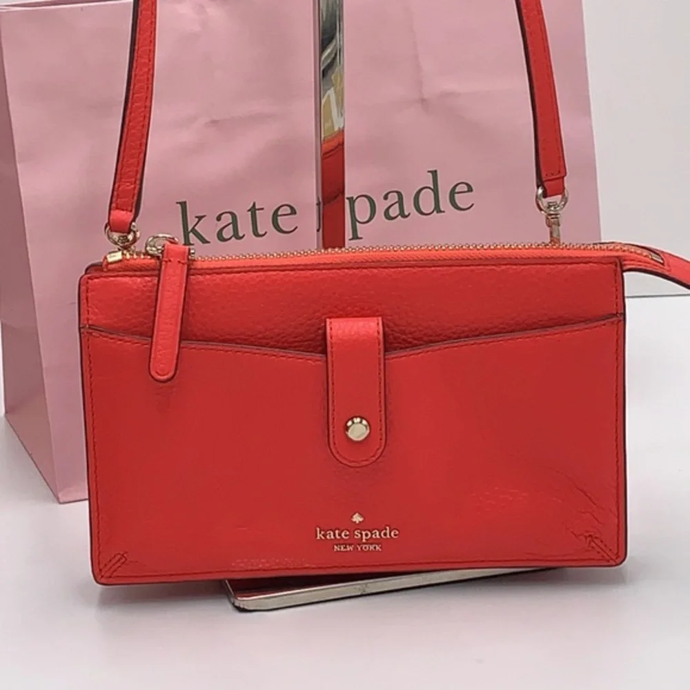 KATE SPADE JACKSON SMALL TAB CROSSBODY STOPLIGHT COLOR